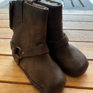 Baby/Toddler Size 3 Leather Frye Bootie/Boot   New in Box Tan/Brown Color